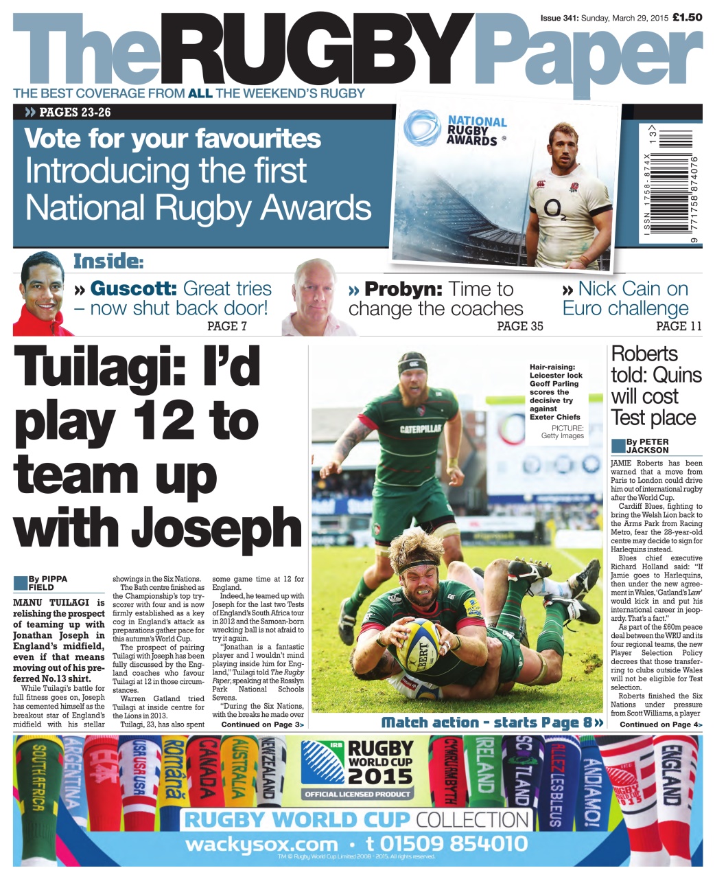The Rugby Paper Preview Pages
