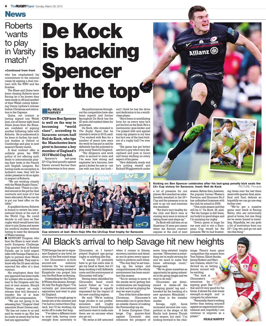 The Rugby Paper Preview Pages