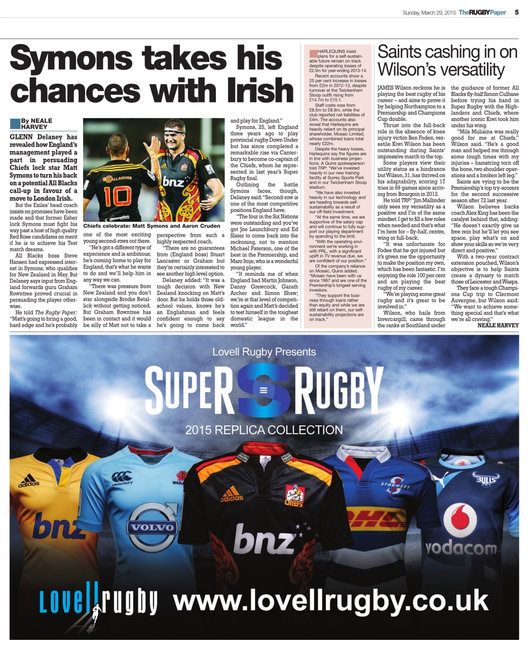 The Rugby Paper Preview Pages