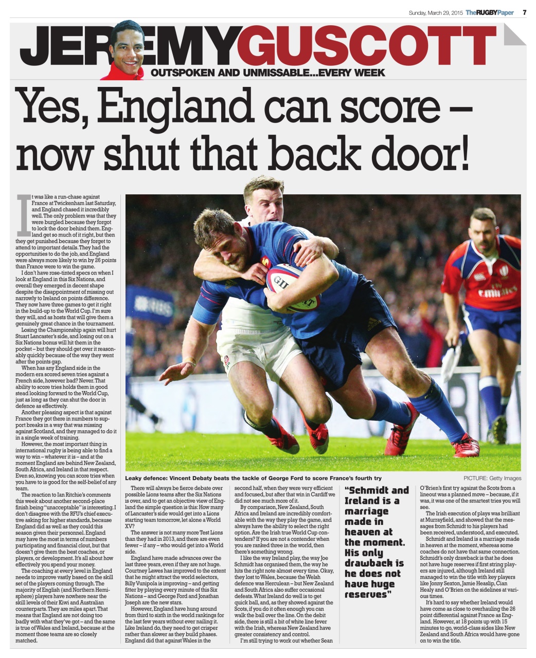 The Rugby Paper Preview Pages