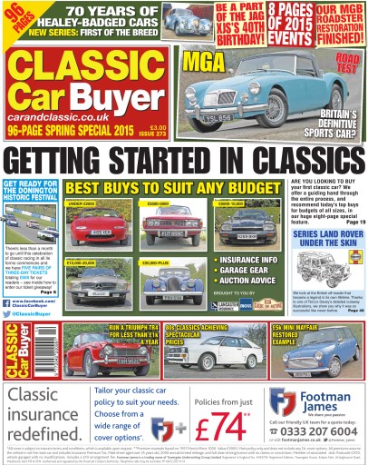 Classic Car Buyer issue 