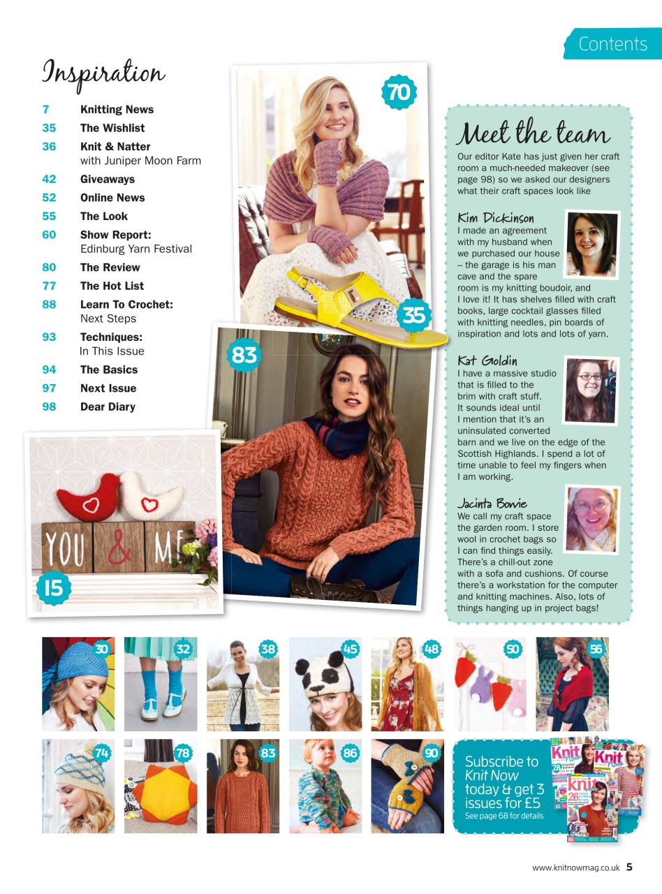 Knit Now Preview Pages