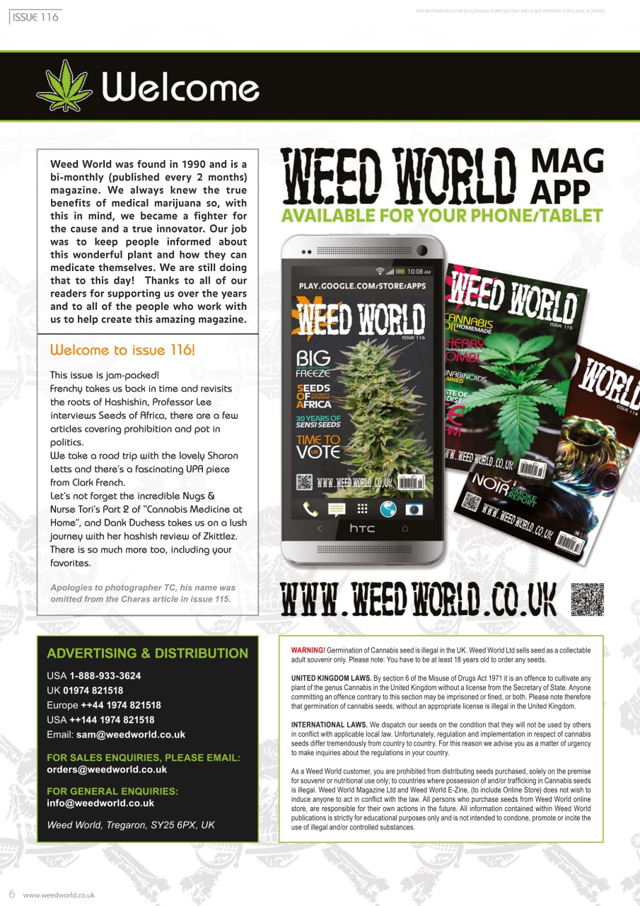 Weed World Preview Pages