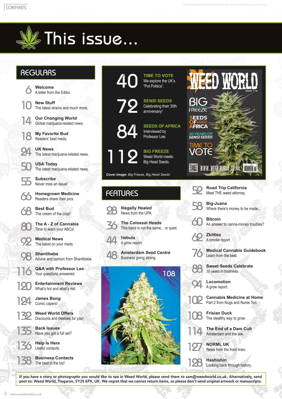 Weed World Preview Pages
