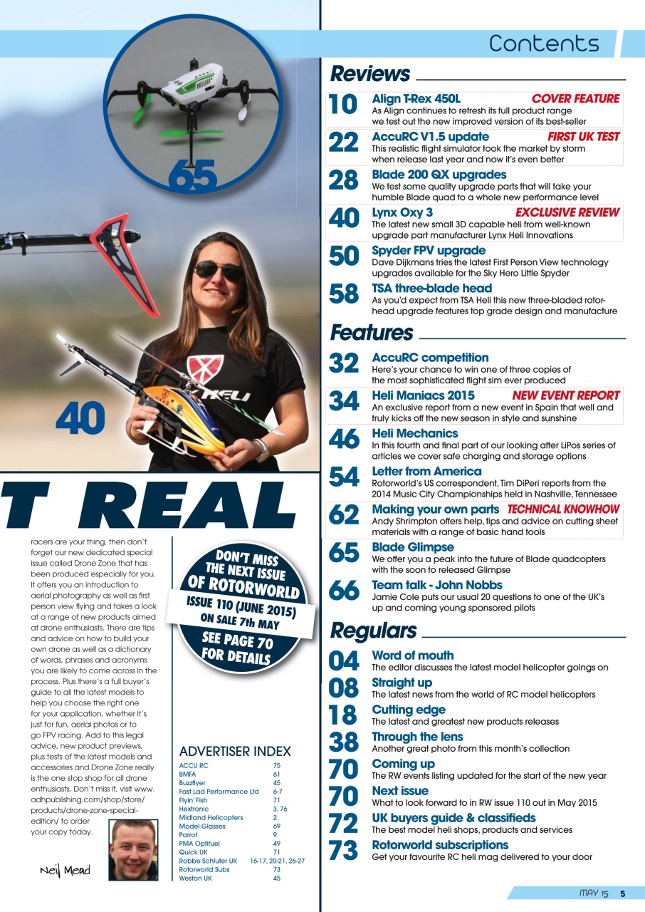 Radio Control Rotor World Preview Pages
