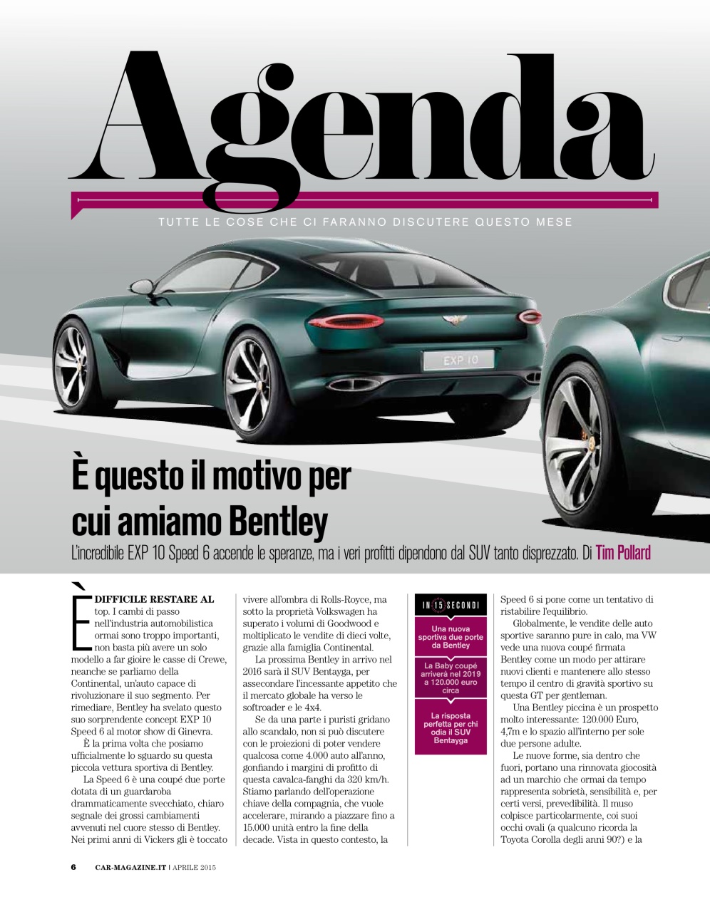 CAR magazine Italia Preview Pages