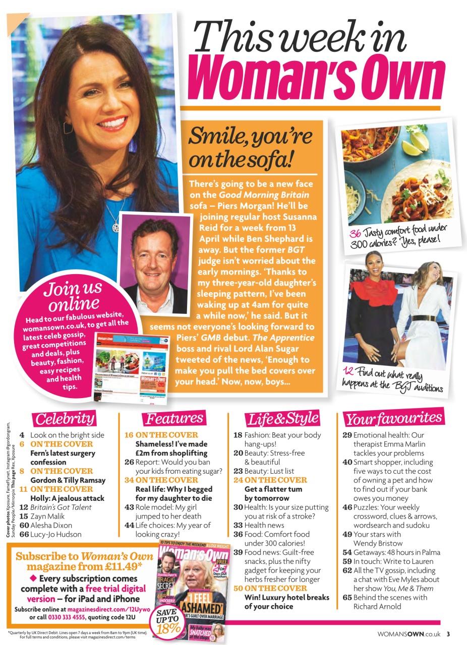 Woman's Own Preview Pages