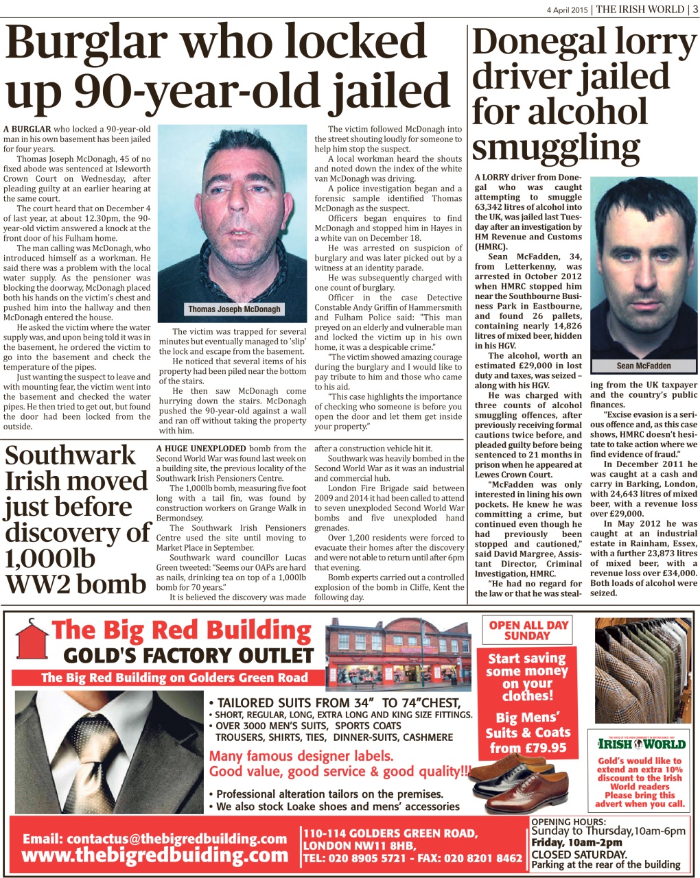 Irish World Preview Pages