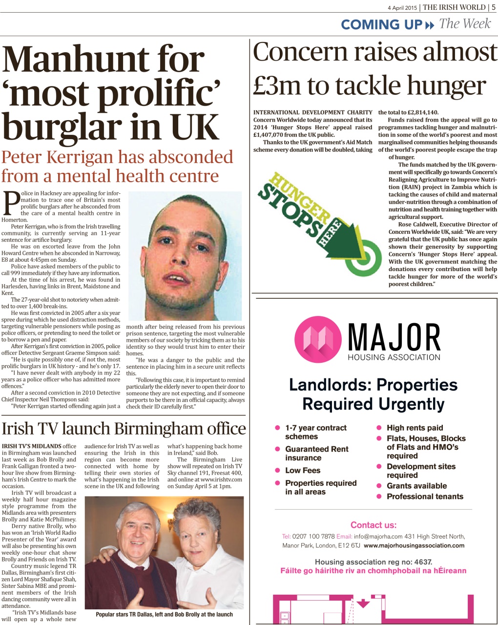 Irish World Preview Pages