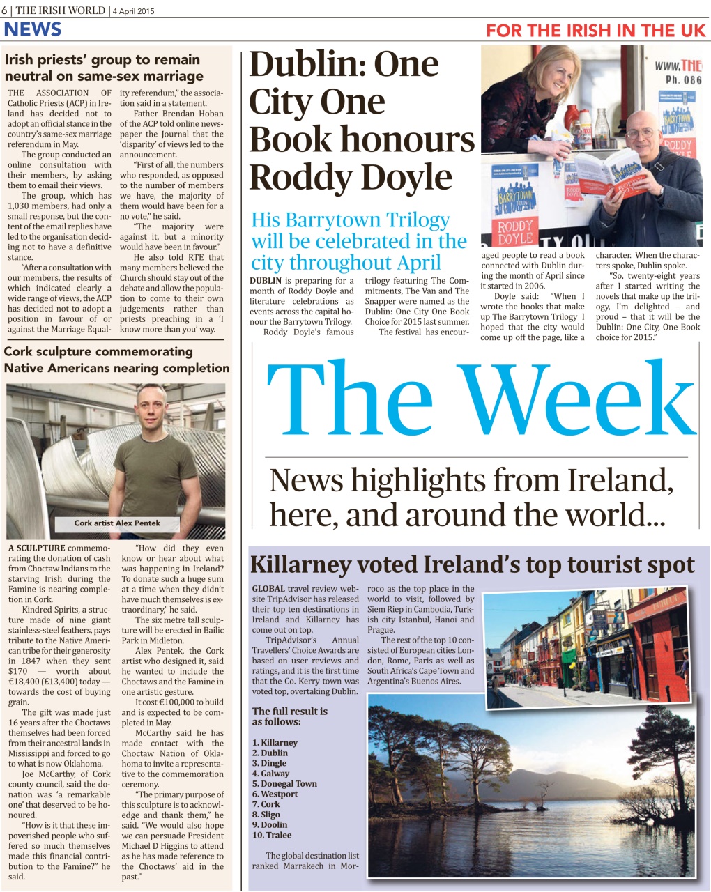 Irish World Preview Pages