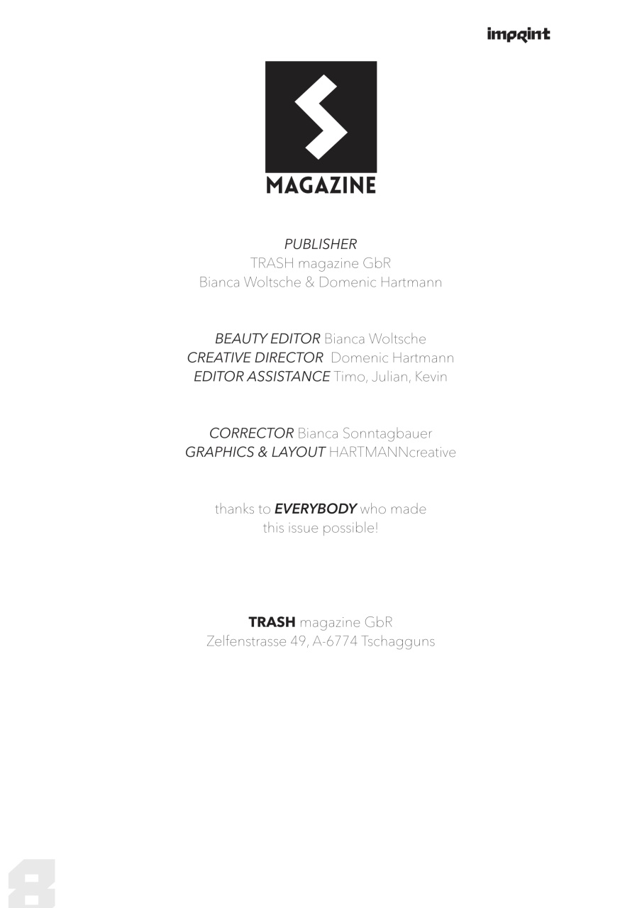 Trash Magazine Preview Pages