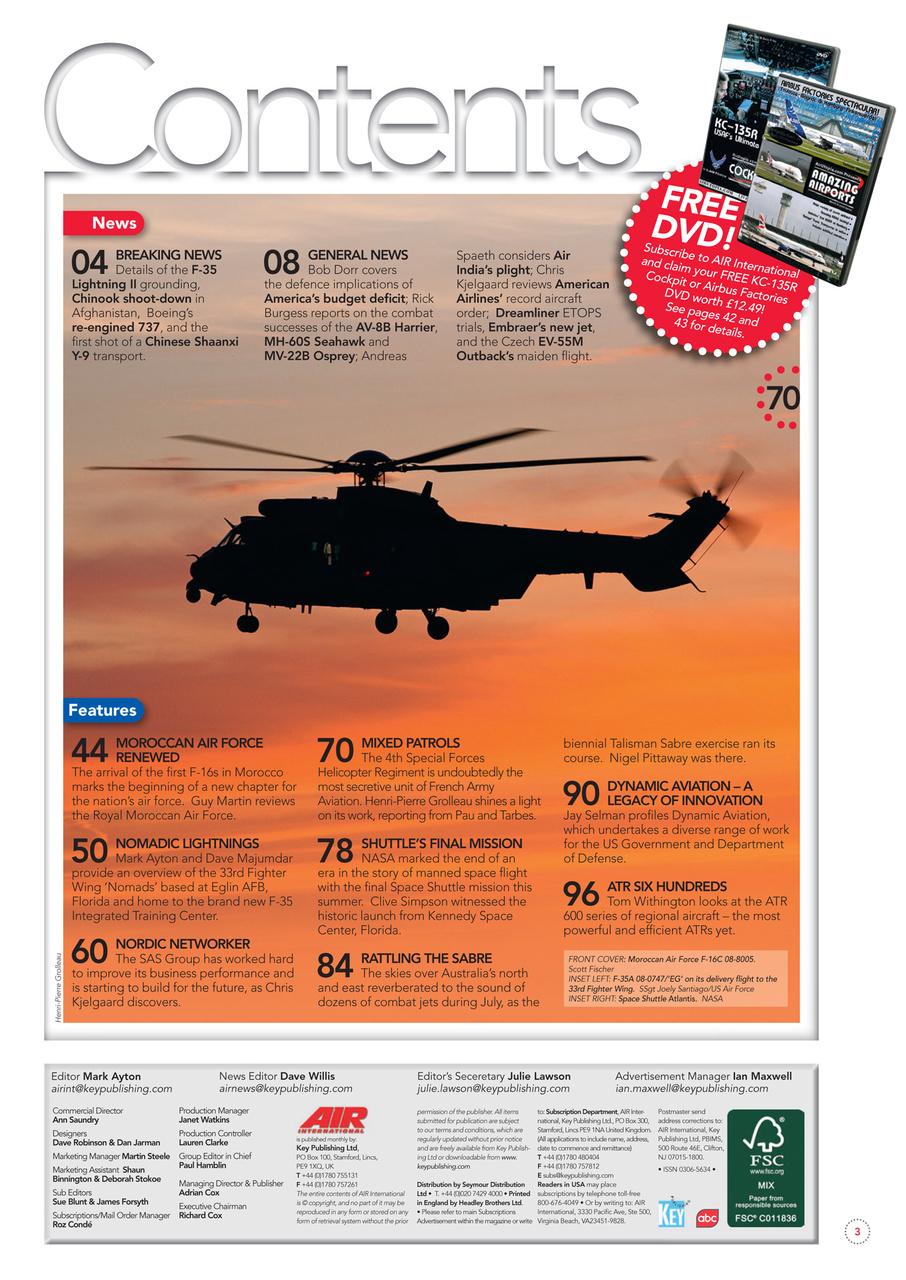 AIR International Preview Pages