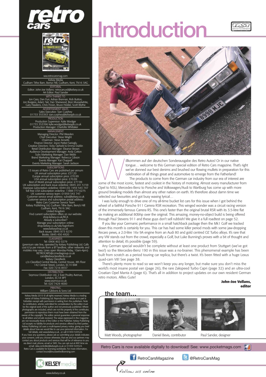 Retro Cars Preview Pages