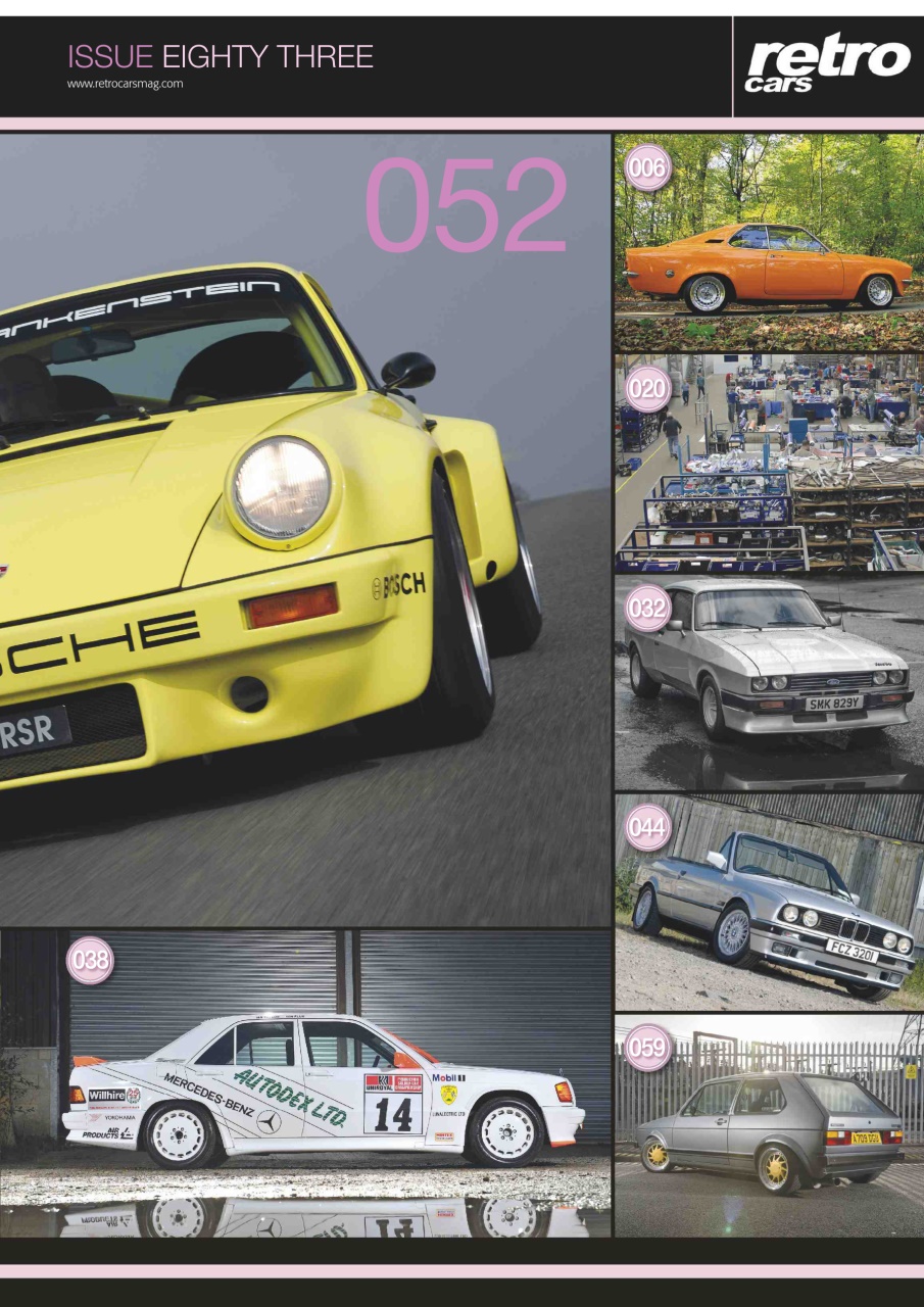 Retro Cars Preview Pages