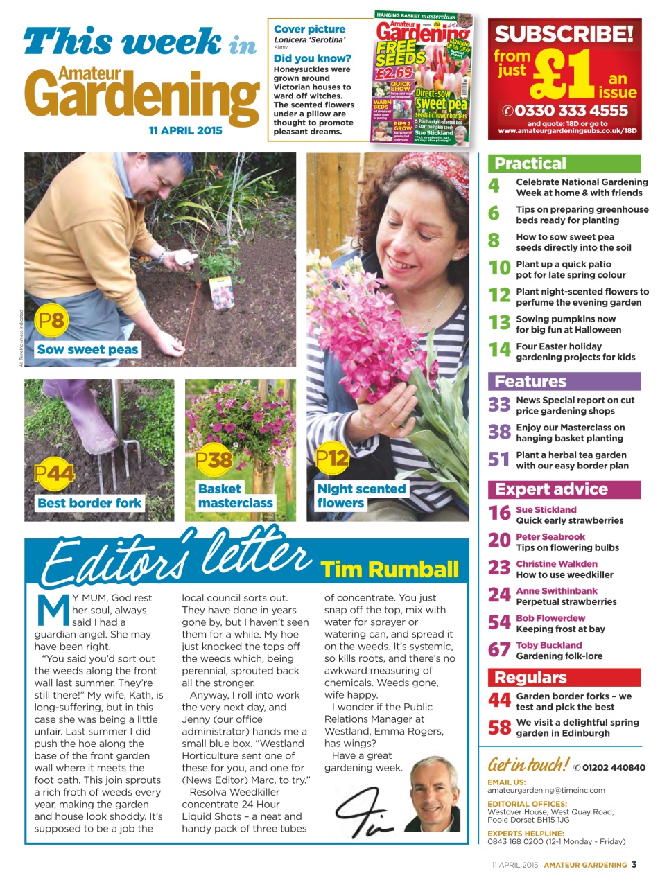 Amateur Gardening Preview Pages