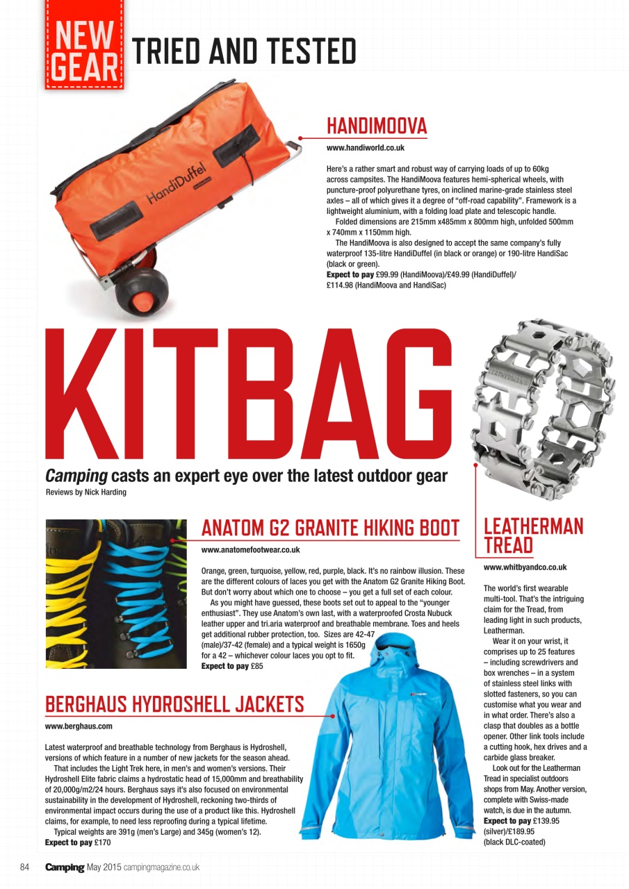 Camping Preview Pages