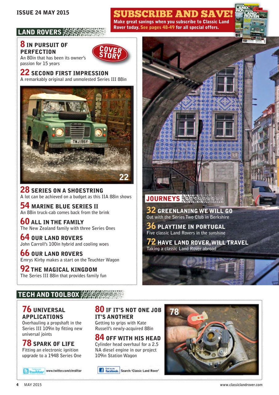 Classic Land Rover Magazine Preview Pages