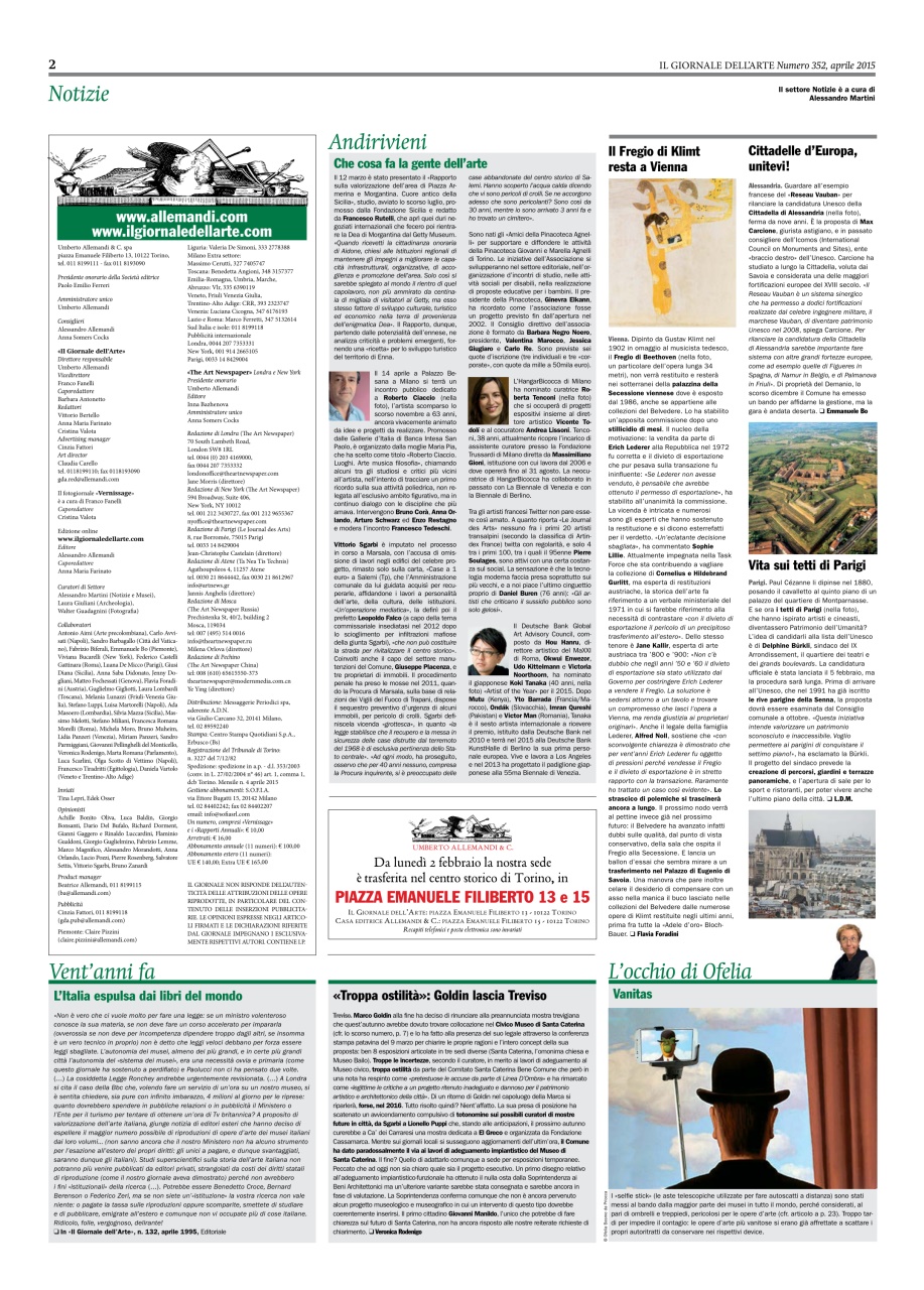 Il Giornale Dell’Arte Preview Pages