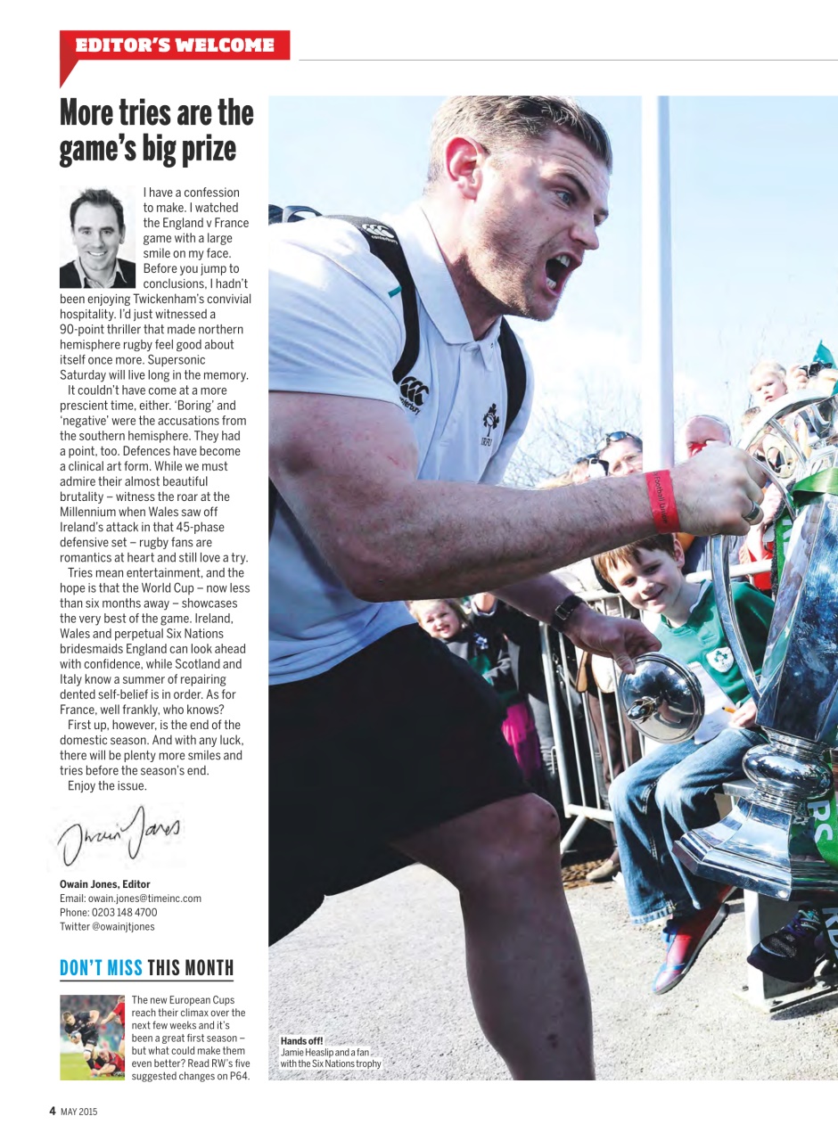 Rugby World Preview Pages