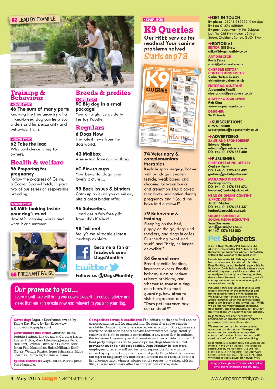 Dogs Monthly Preview Pages