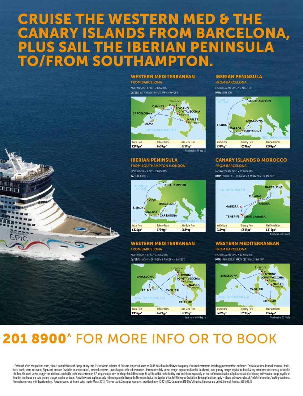 Cruise & Travel Preview Pages