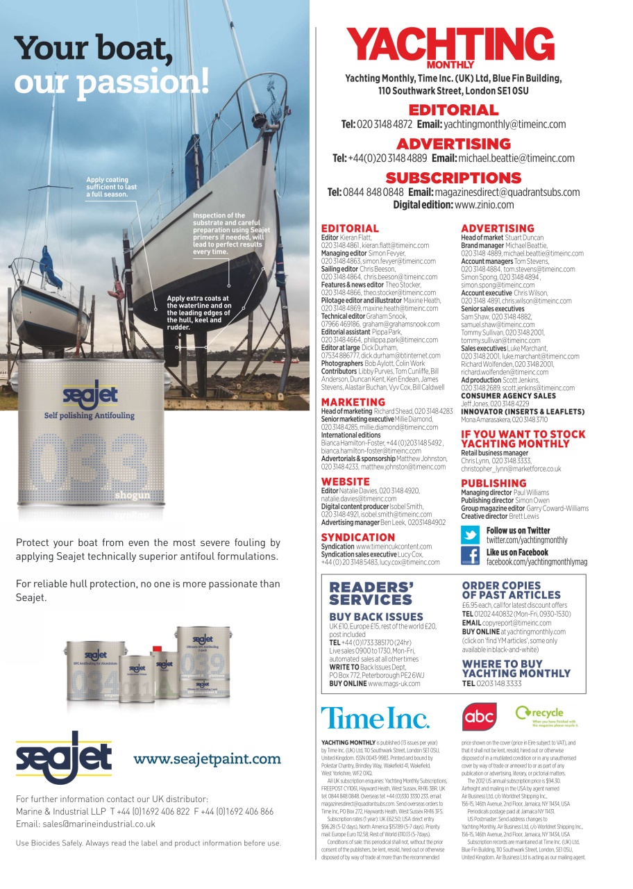 Yachting Monthly Preview Pages