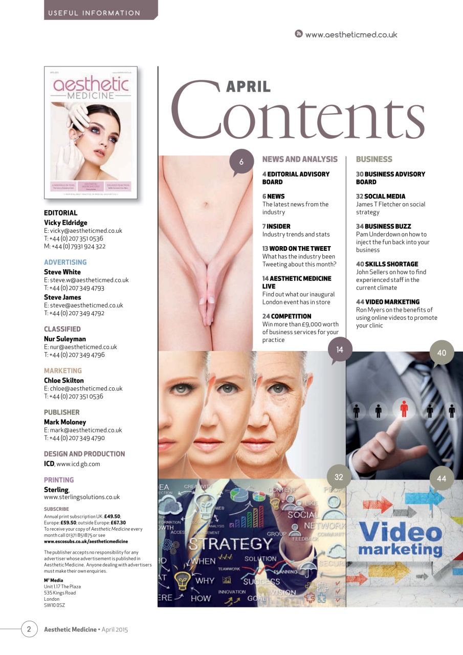 Aesthetic Medicine Preview Pages