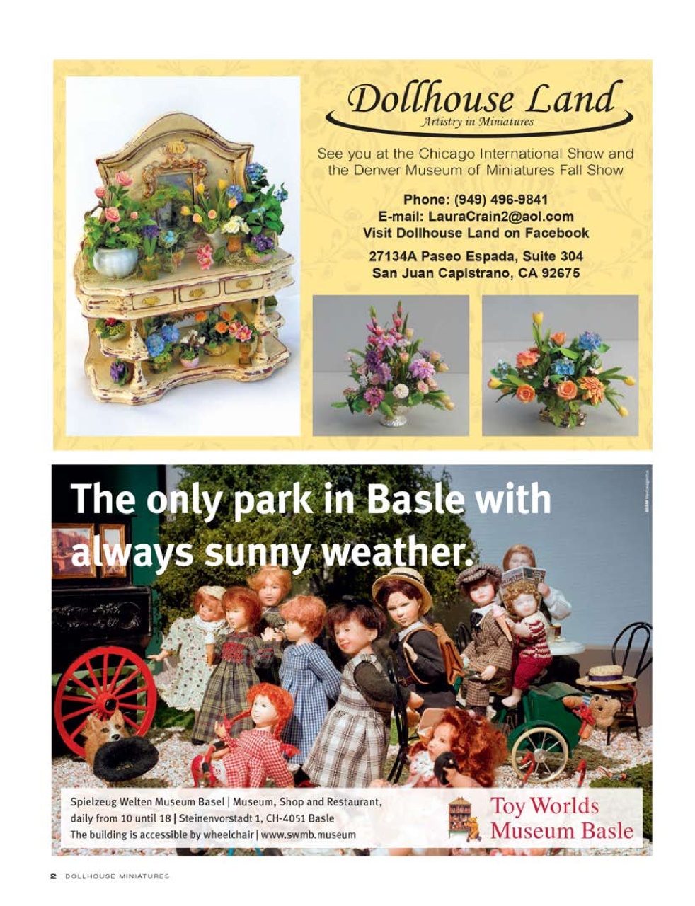 Dollhouse Miniatures Preview Pages