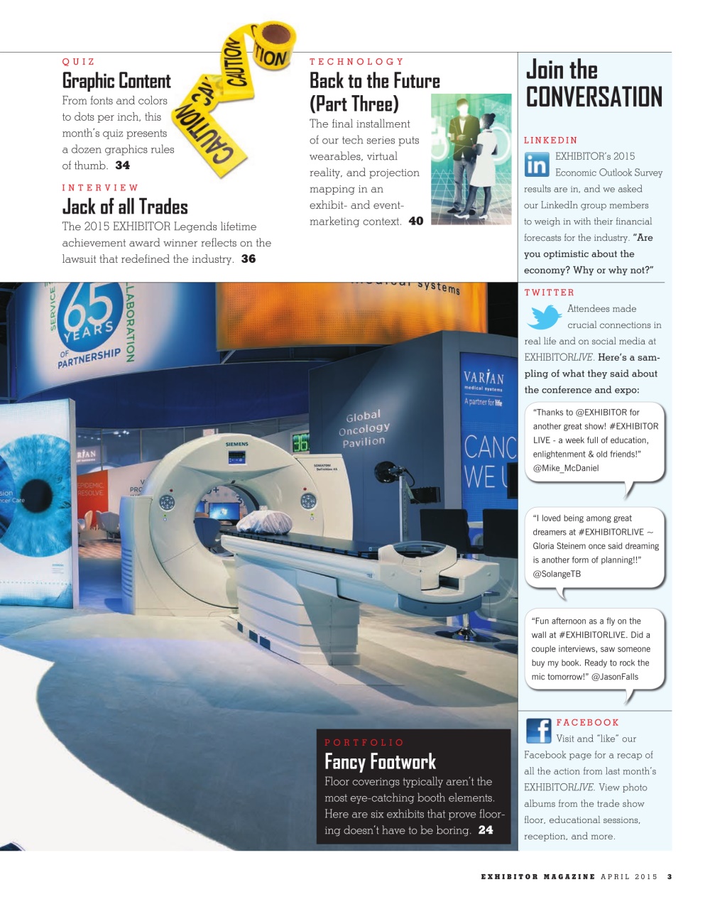 EXHIBITOR Magazine Preview Pages