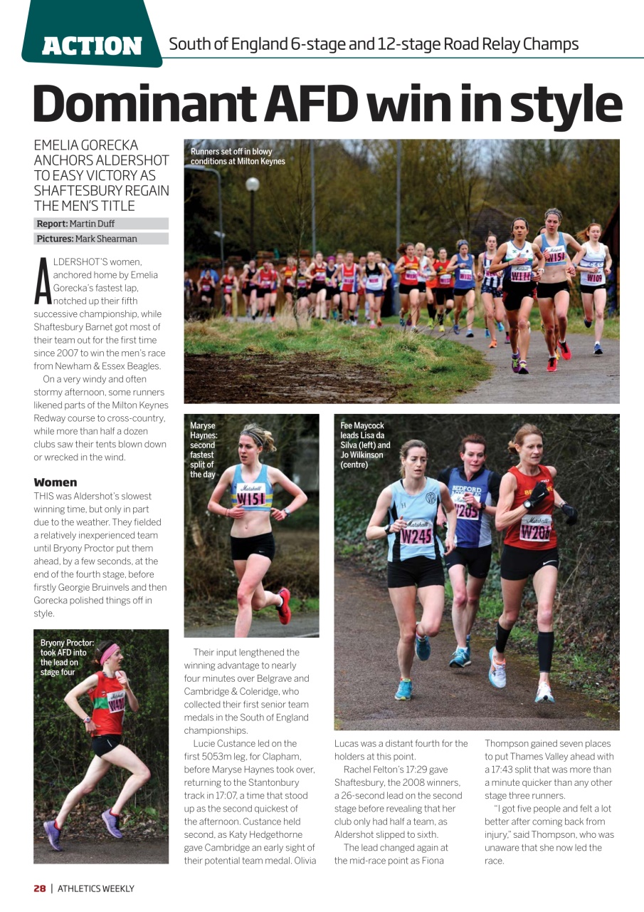 AW – Athletics Weekly Magazine Preview Pages