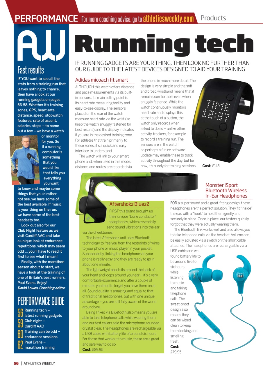 AW – Athletics Weekly Magazine Preview Pages