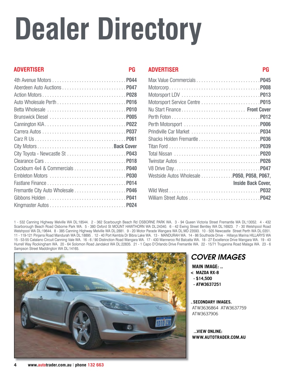 AutoTrader Preview Pages