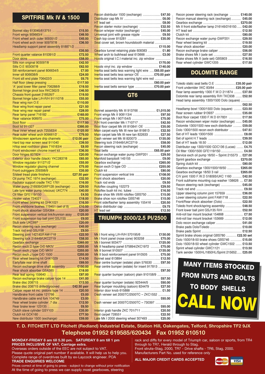 Triumph World Preview Pages