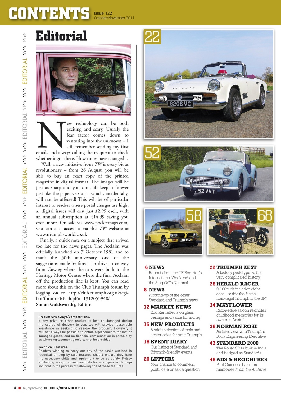 Triumph World Preview Pages