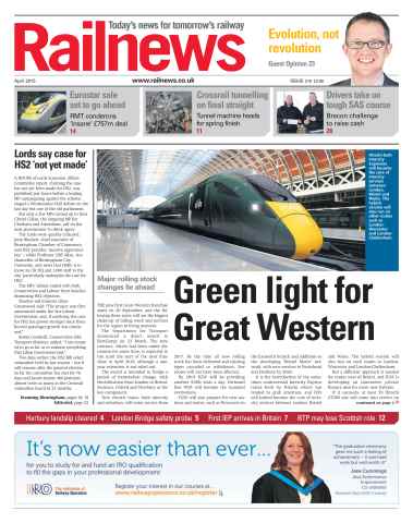 Railnews issue April 2015