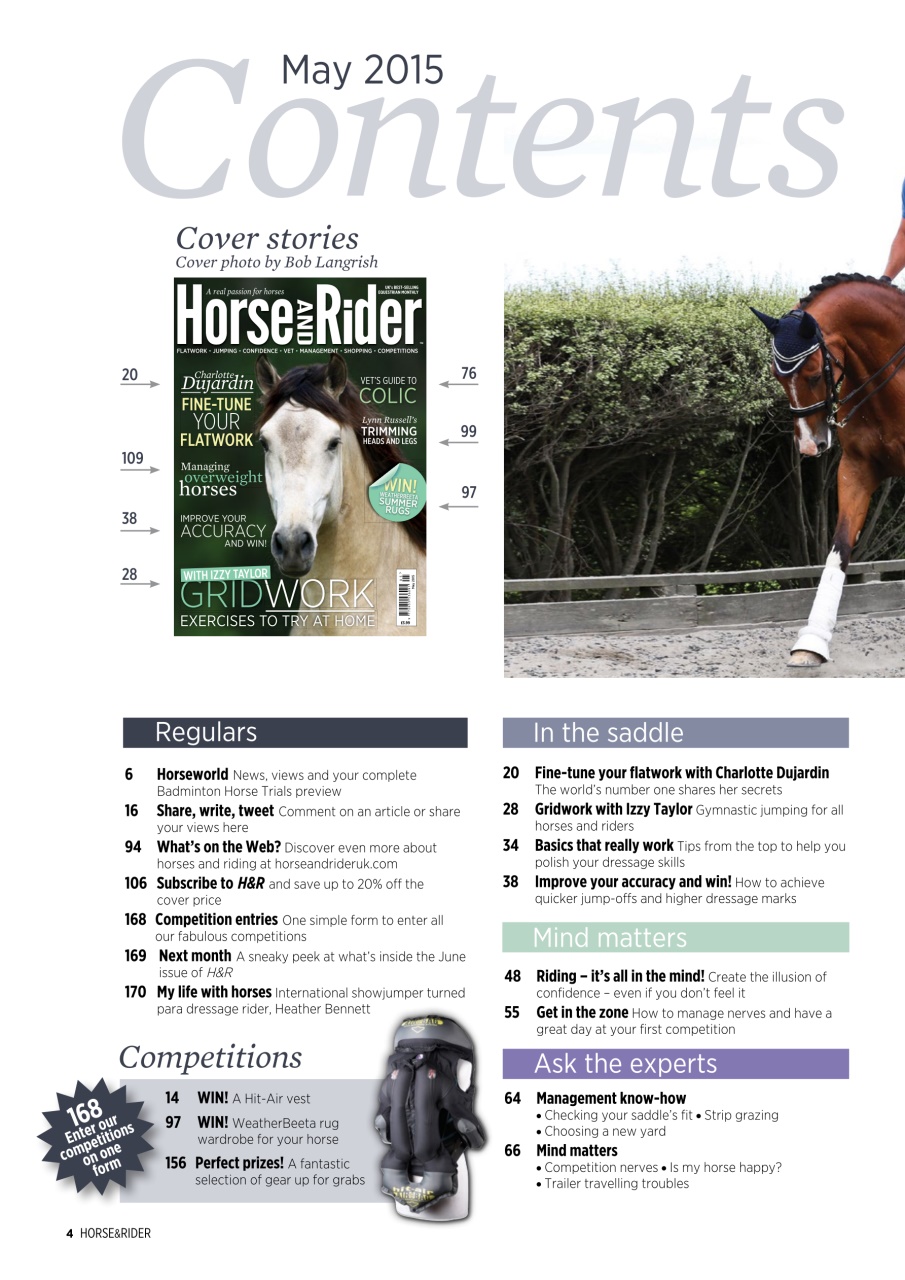 Horse&Rider Magazine - UK equestrian magazine for Horse and Rider Preview Pages