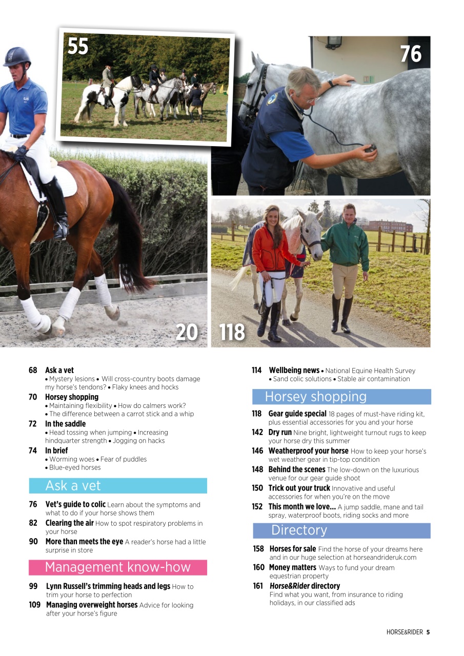 Horse&Rider Magazine - UK equestrian magazine for Horse and Rider Preview Pages