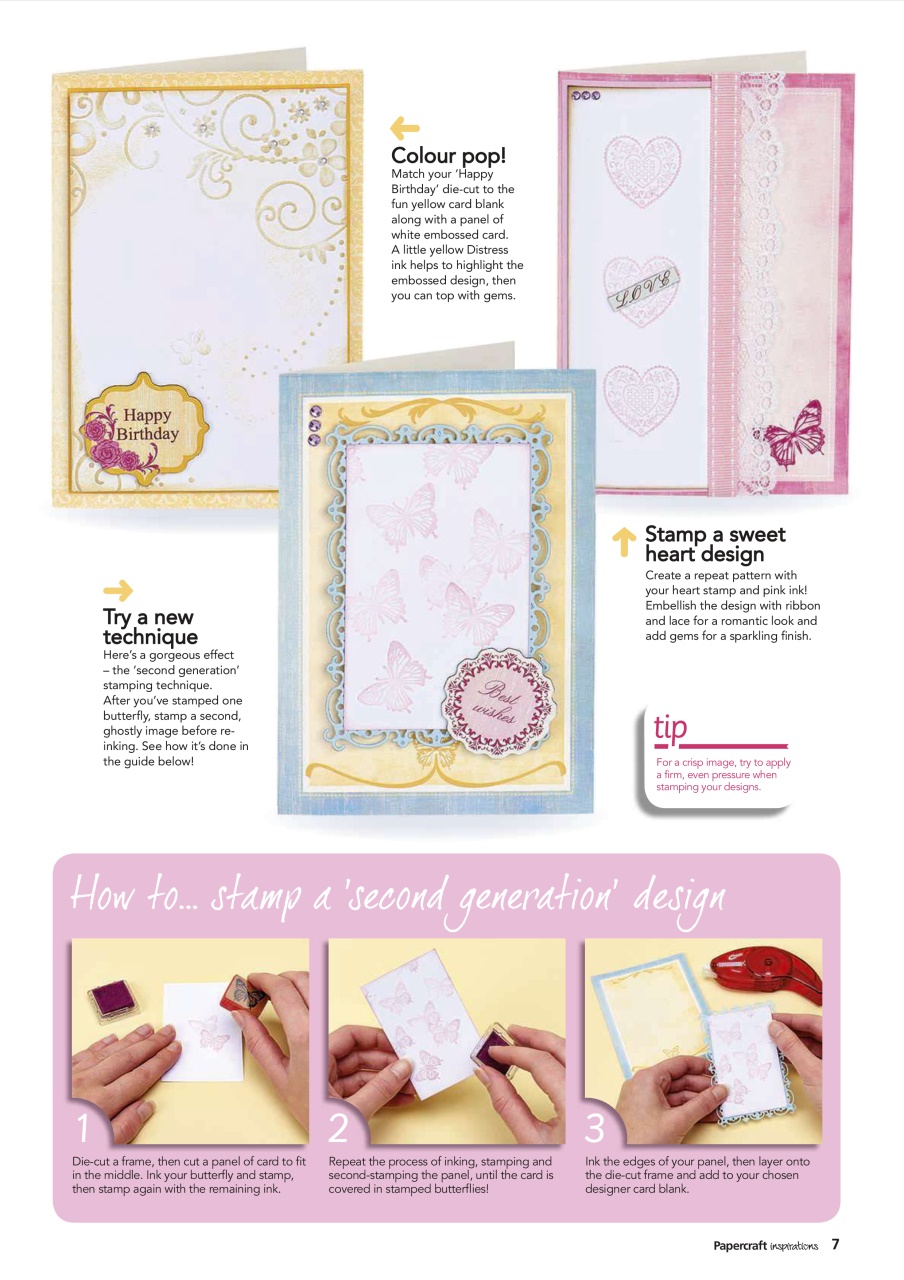 Papercraft Inspirations Preview Pages