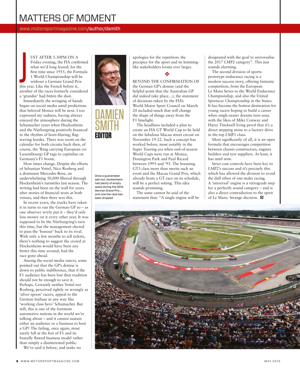 Motor Sport Magazine Preview Pages