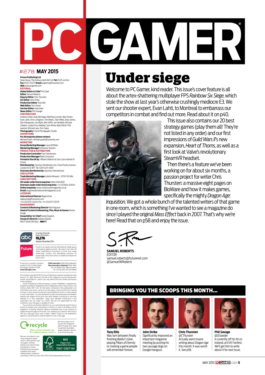 PC Gamer (UK Edition) Preview Pages