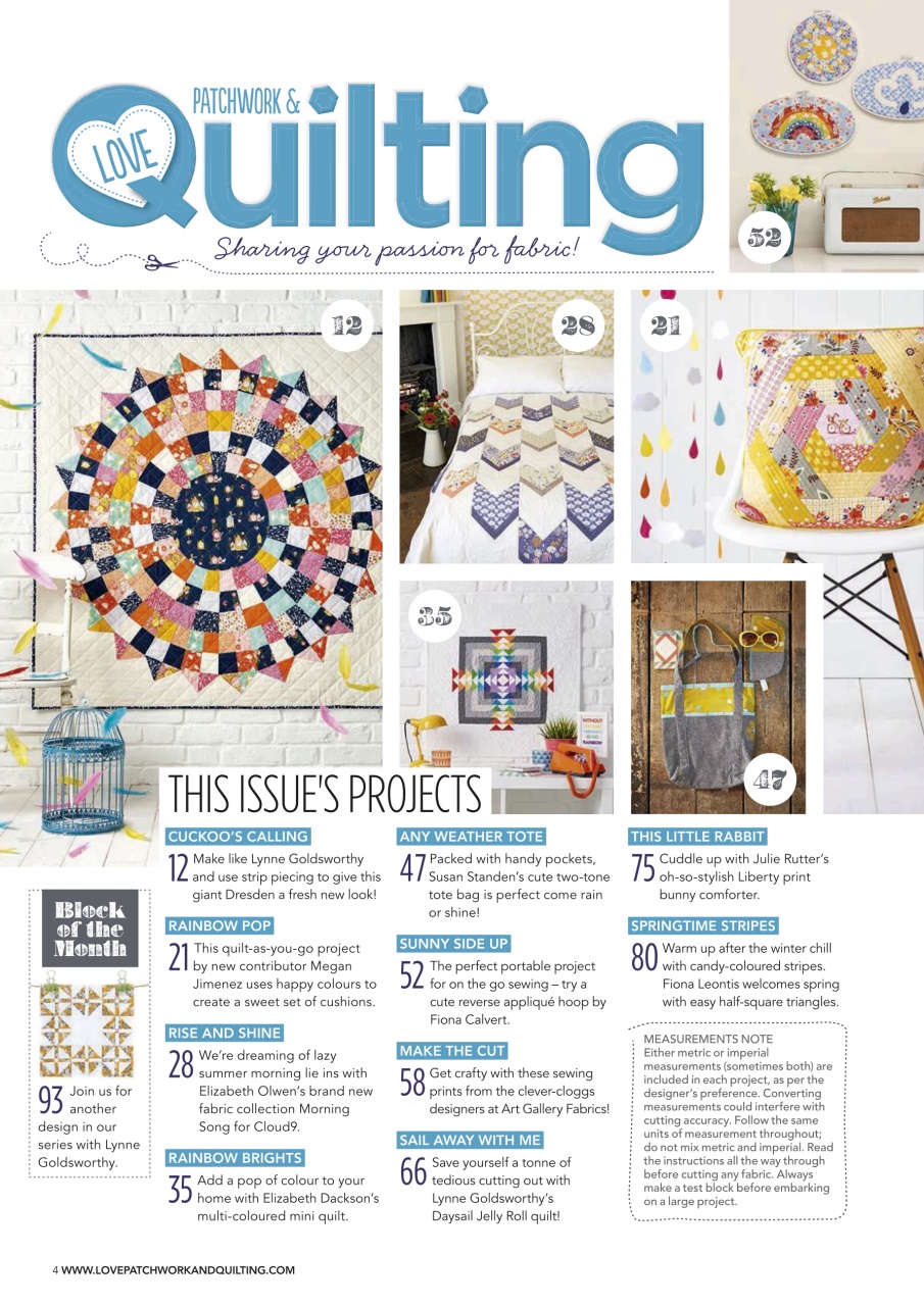 Love Patchwork & Quilting Preview Pages