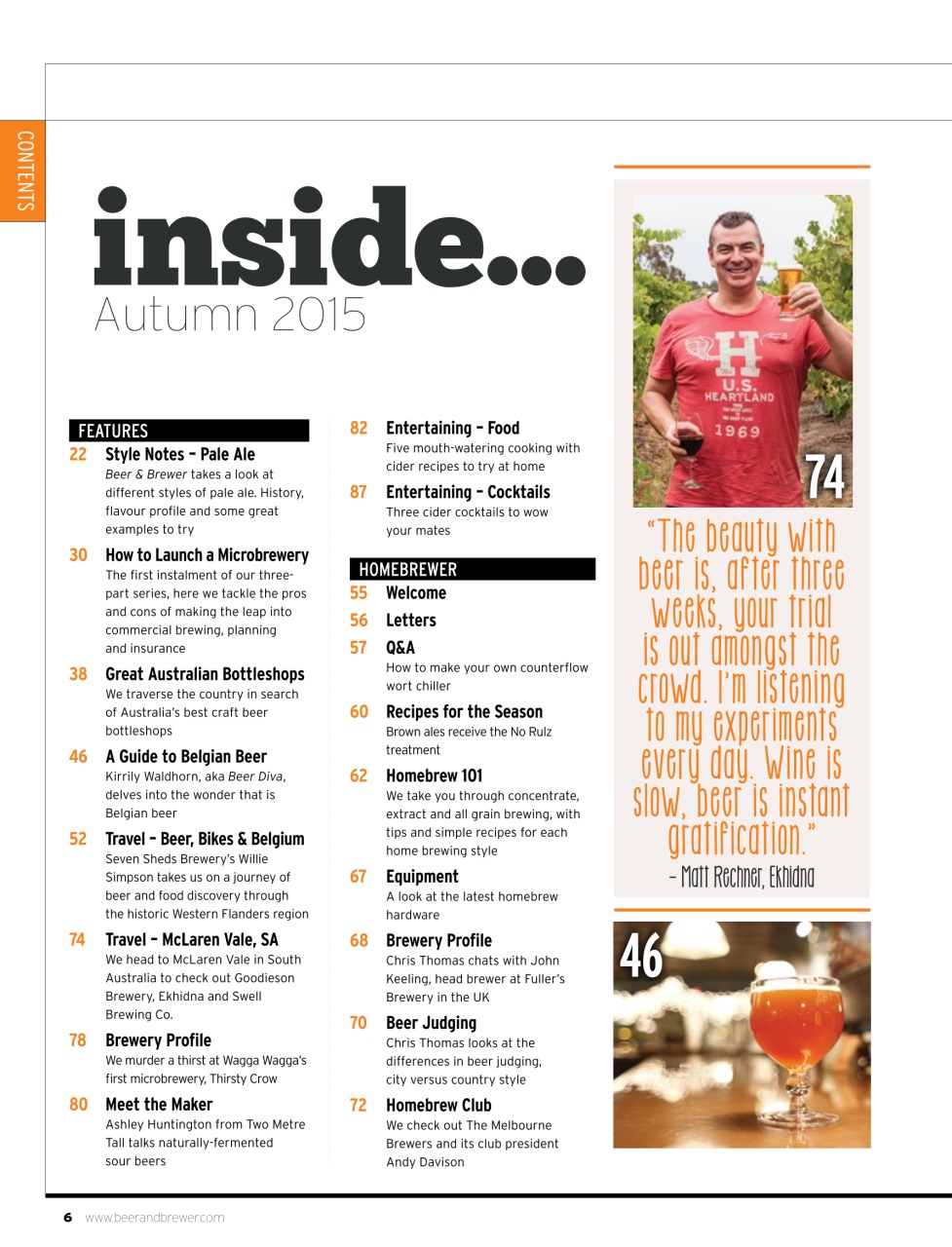 Beer and Brewer Preview Pages