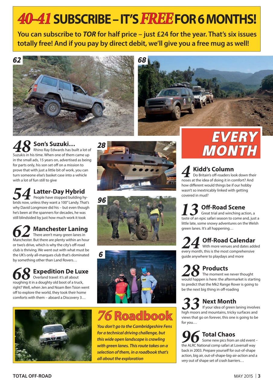 Overlander 4X4 Preview Pages