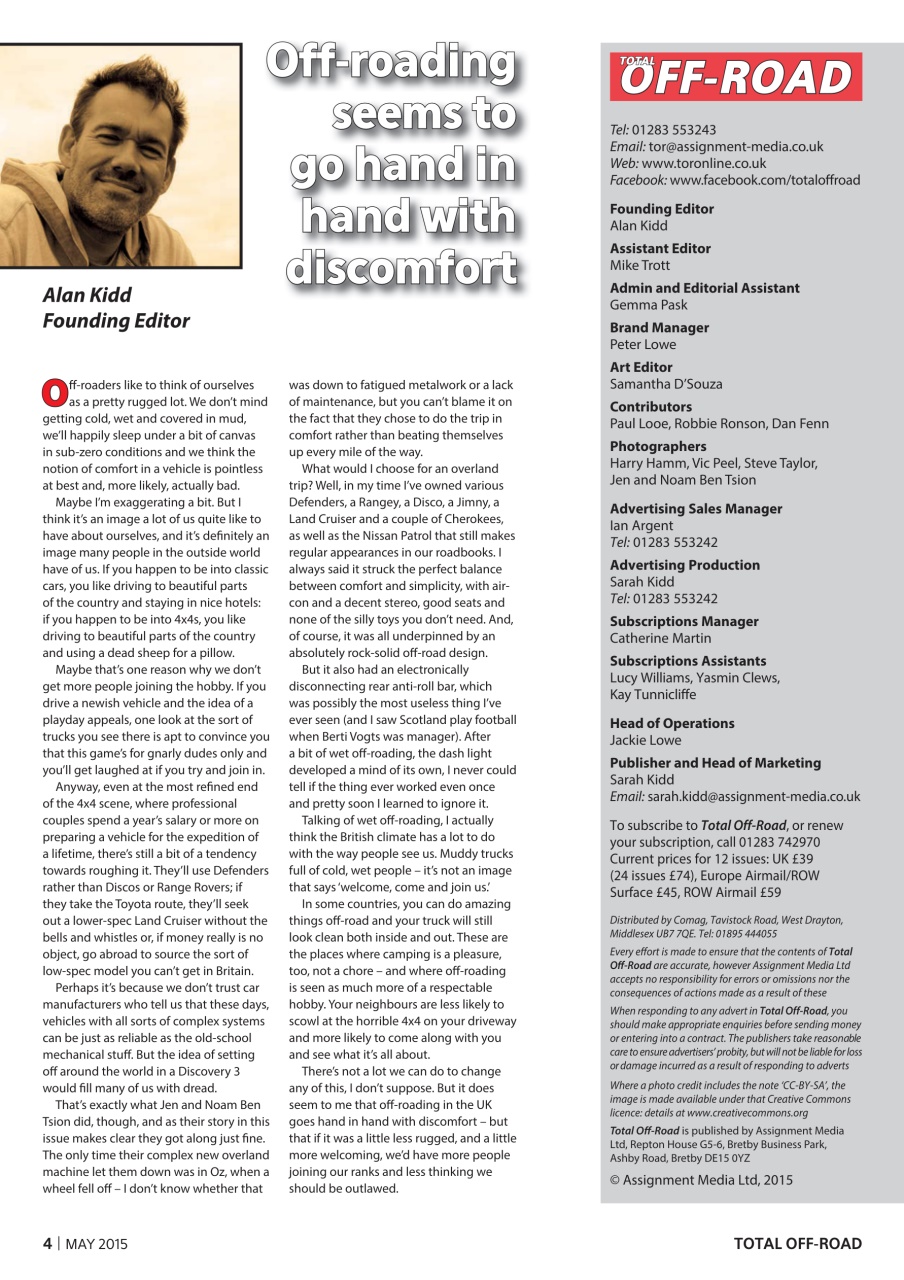 Overlander 4X4 Preview Pages