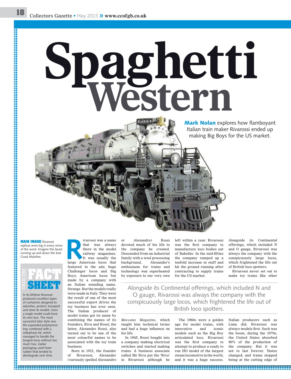 Collectors Gazette Preview Pages