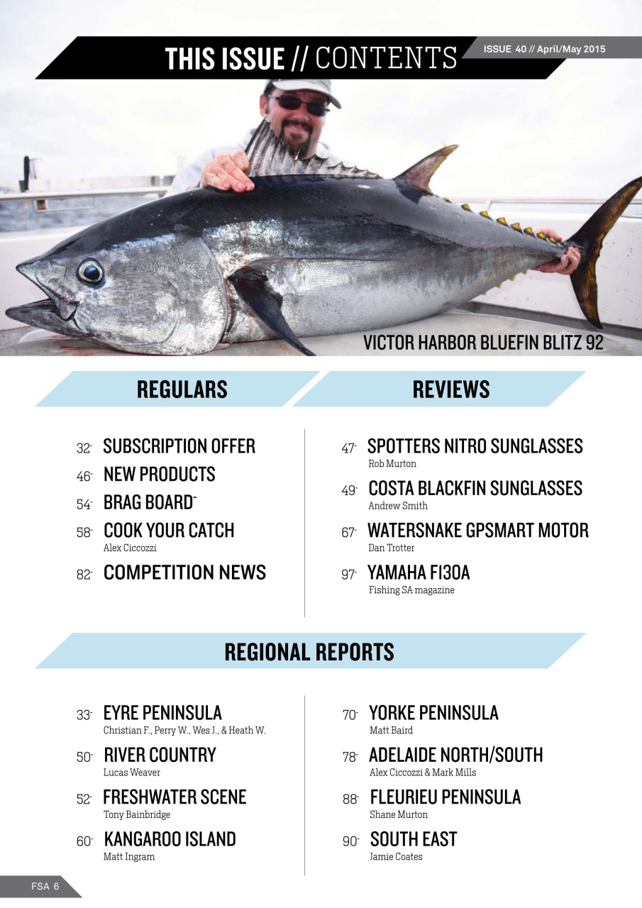 Fishing SA Preview Pages