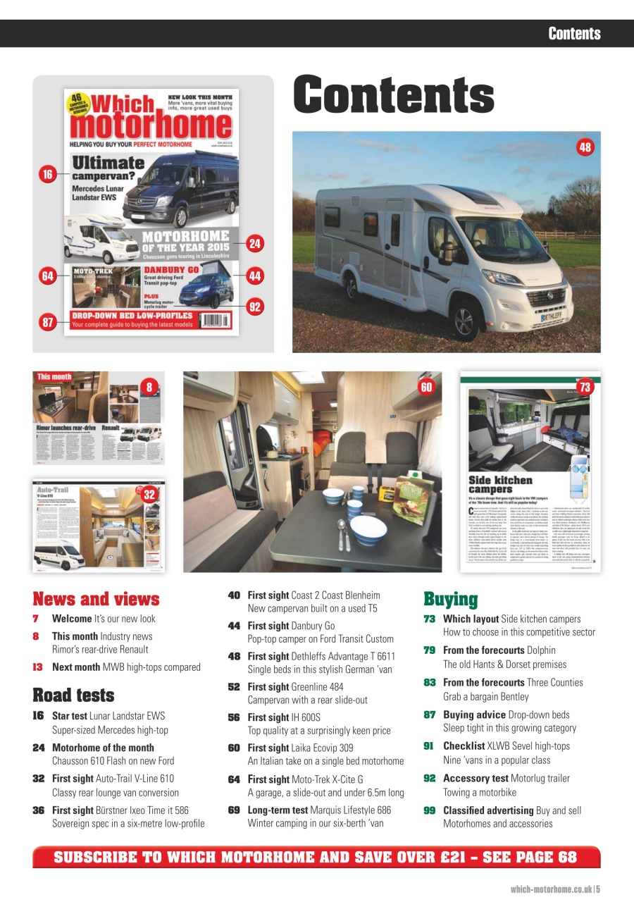 What Motorhome magazine Preview Pages