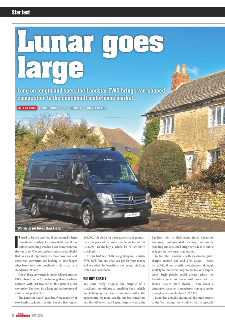What Motorhome magazine Preview Pages
