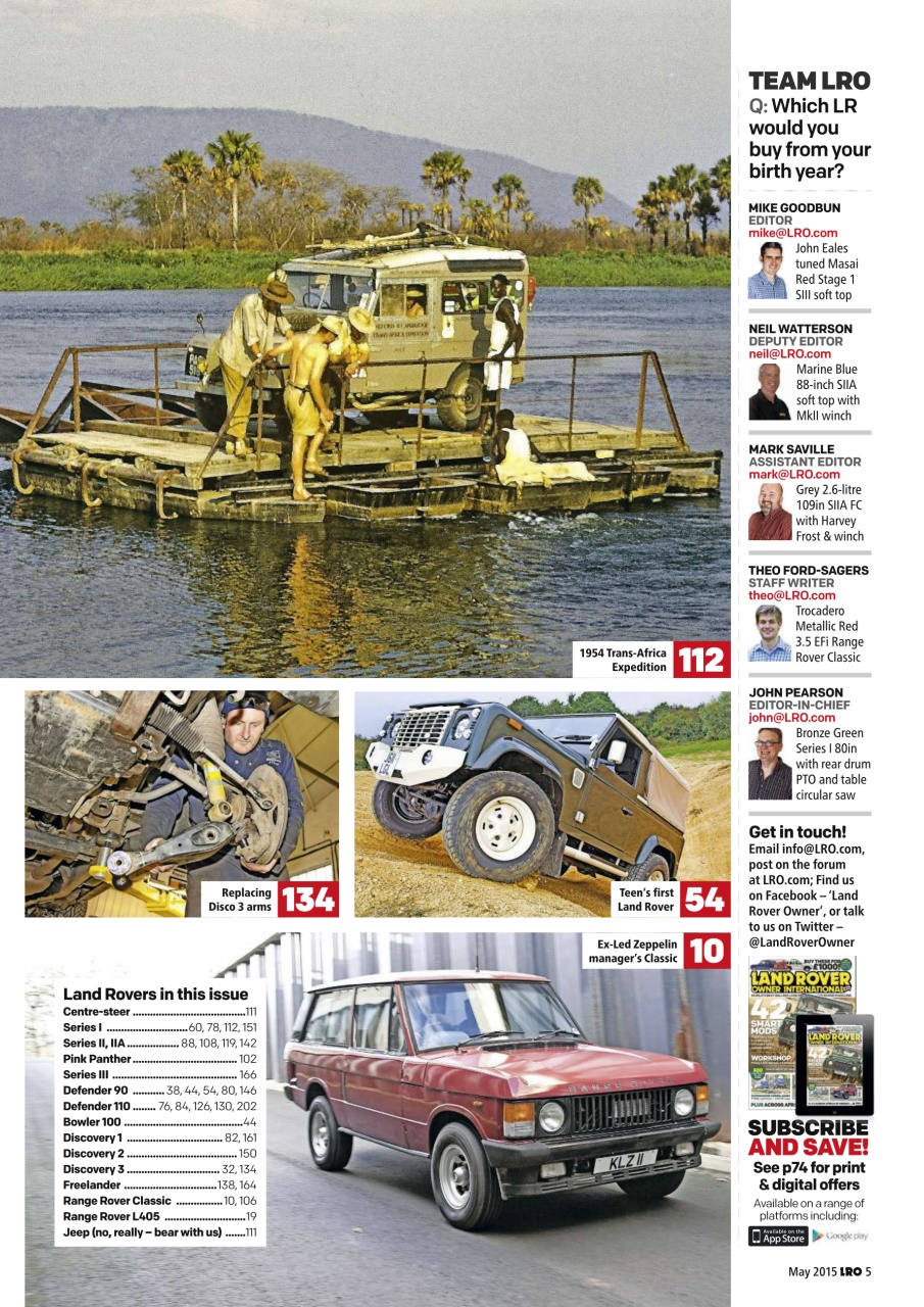 Land Rover Owner Preview Pages