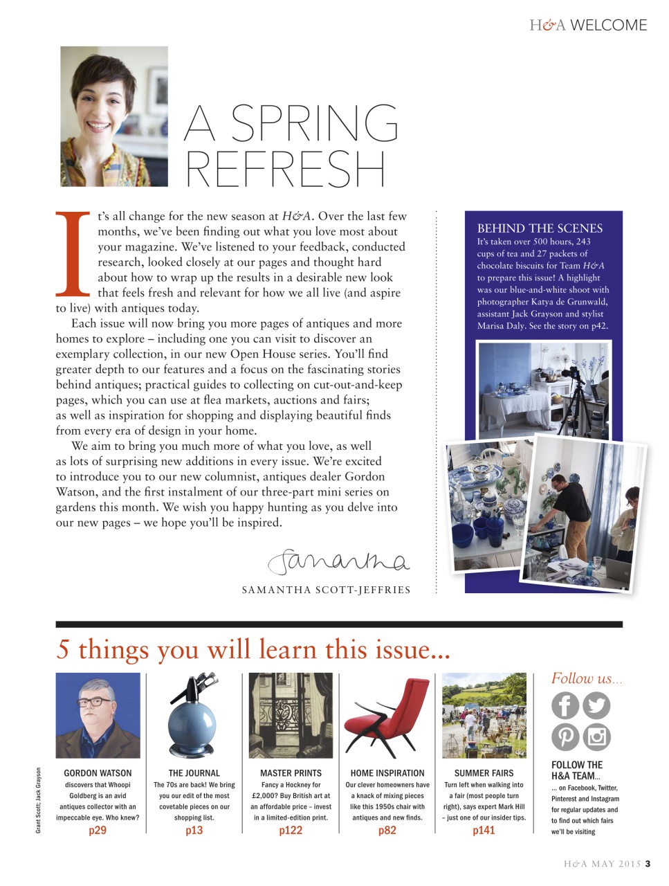 Homes & Antiques Magazine Preview Pages